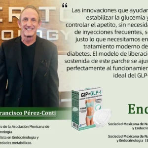 Lenreey® Parche de Microagujas Nano GIP+GLP-1