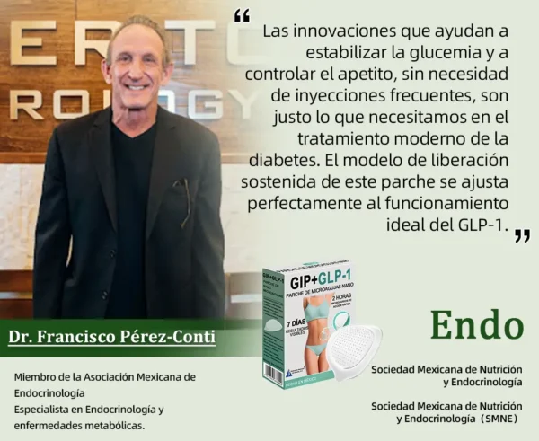 Lenreey® Parche de Microagujas Nano GIP+GLP-1