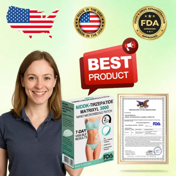 Lenreey® NIDDK-Tirzepatide Matrixyl 3000 Nano Microneedle Patch