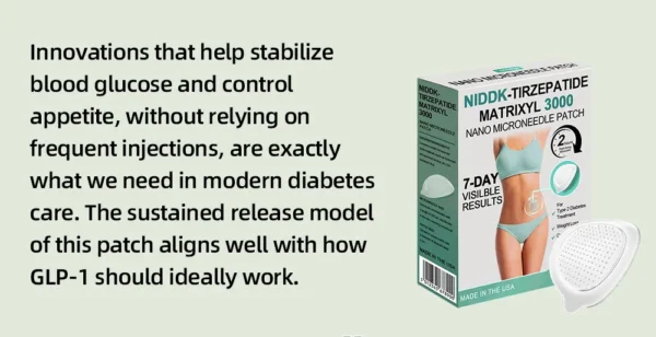 Lenreey® NIDDK-Tirzepatide Matrixyl 3000 Nano Microneedle Patch