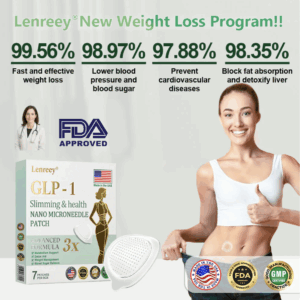 Lenreey® NIDDK-Tirzepatide Slimming & health NANO MICRONEEDLE PATCH with Collagen & Matrixyl 3000