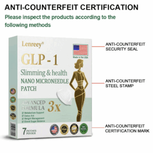 Lenreey® NIDDK-Tirzepatide Slimming & health NANO MICRONEEDLE PATCH with Collagen & Matrixyl 3000